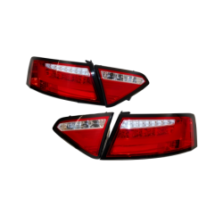 Pilotos Traseros Audi A5 2-4P 07-09 Led Red Cardna Intermitente Led