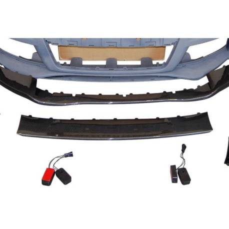 Paragolpes Delantero Audi TT 06-14 8J Look RS Spoiler Look Carbono