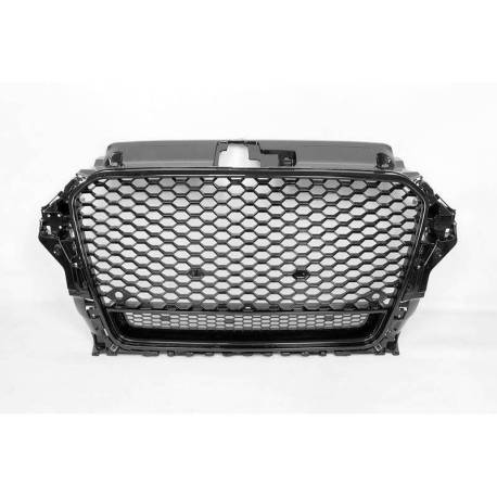 Parrilla Delantera Audi A3 V8 Look RS3 2013-2015 Mod 2