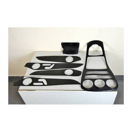 Interior Carbono Mercedes W205 2014-2018 4 Puertas / Coupe 6 Piezas