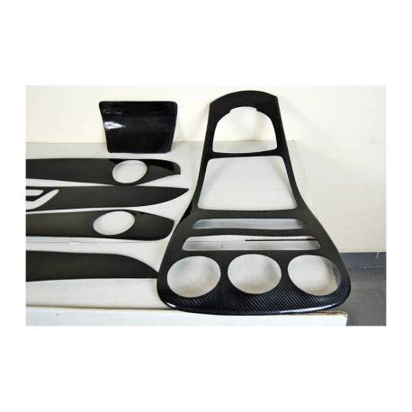 Interior Carbono Mercedes W205 2014-2018 4 Puertas / Coupe 6 Piezas
