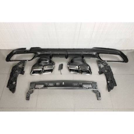 Difusor Trasero Mercedes W212 2014-2015 SW / 4P Look AMG E63