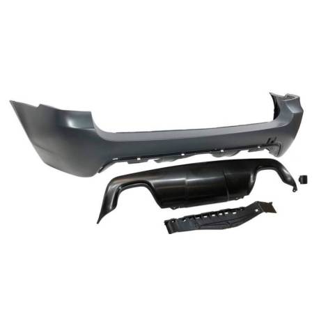 Paragolpes Trasero BMW E61 Look M 2 Salidas ABS