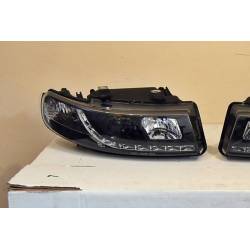 Faros Delanteros Luz De Dia Seat Leon-Toledo '99-04 Black