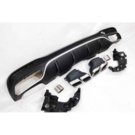 Difusor Trasero Mercedes W166 GLE 350 look AMG 63 Colas