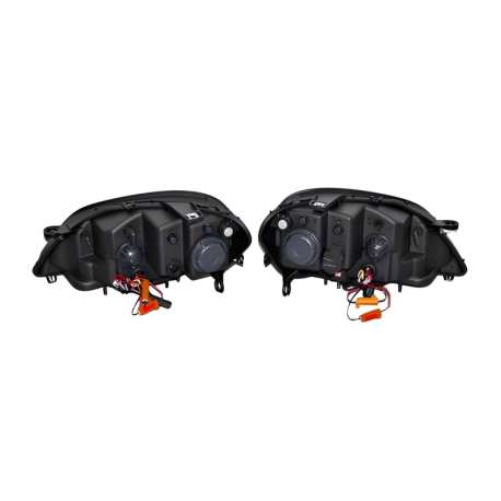 Faros Delanteros Luz De Dia Mercedes W164 05-08 Intermitente Secuencial Led Black