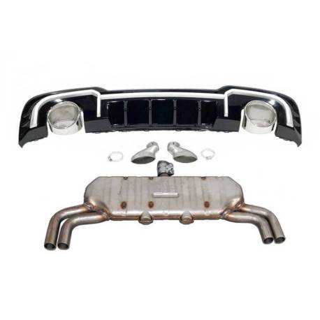 Difusor Trasero Audi A3 Sportback 2016-2019 Look RS3 ESCAPE