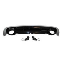 Difusor Trasero Audi A6 Sedan / Avant C6 2009-2012 Look RS6 ABS