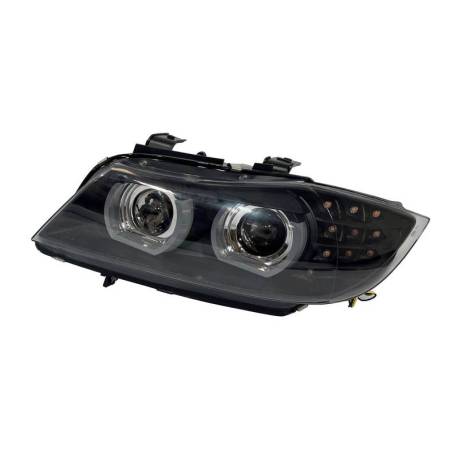 Faros Delanteros Luz De Dia BMW E90 '09-11 Xenon DRL Black