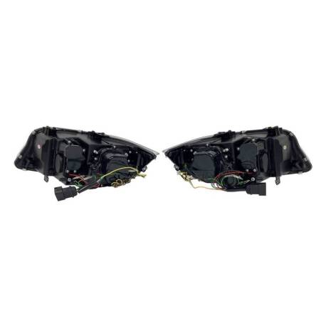 Faros Delanteros Luz De Dia BMW E90 '09-11 Xenon DRL Black