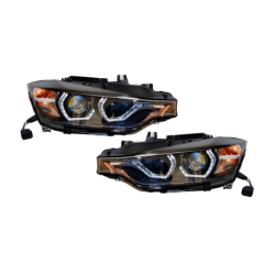 Faros Delanteros Luz De Dia BMW F30 / F31 Xenon DRL Black