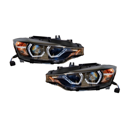 Faros Delanteros Luz De Dia BMW F30 / F31 Xenon DRL Black