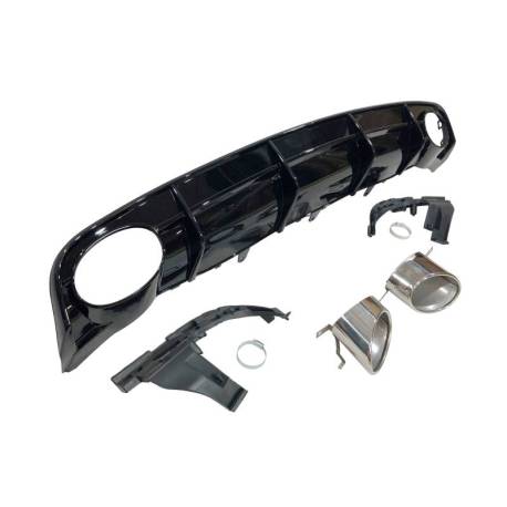Difusor Trasero Audi A6 / A6 Avant Look RS6 2015-2018 C7 S-Line ABS
