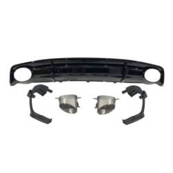 Difusor Trasero Audi A7 2015-2018 S-Line Look RS7 ABS