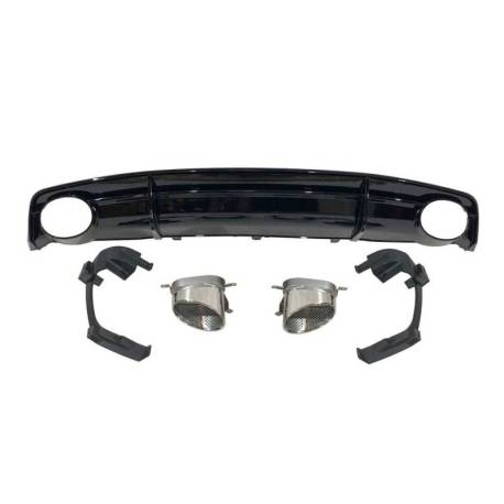 Difusor Trasero Audi A7 2015-2018 S-Line Look RS7 ABS