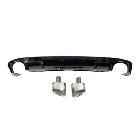 Difusor Trasero Audi A5 Sportback SLine 2017 Look S5