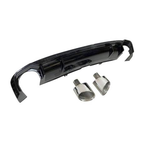 Difusor Trasero Audi A5 Sportback SLine 2017 Look S5