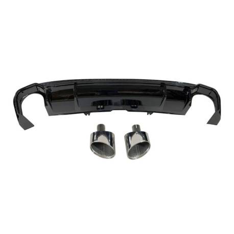 Difusor Trasero Audi A5 Sportback SLine 2017 Look S5