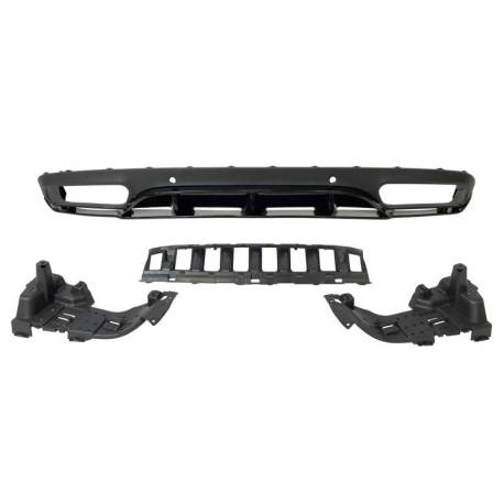 Difusor Trasero Mercedes W205 2014-2018 Coupe Look AMG C63 ABS