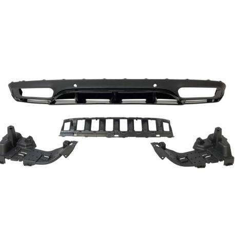 Difusor Trasero Mercedes W205 2014-2018 Coupe Look AMG C63 ABS