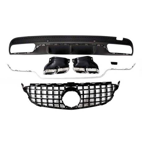 Kit De Carrocería Mercedes W205 2014-2018 4P / SW Look AMG C63