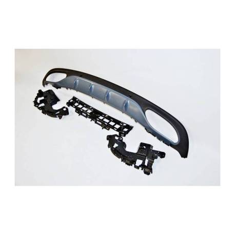 Difusor Trasero Mercedes W205 2014-2018 Coupe Look AMG C63 ABS