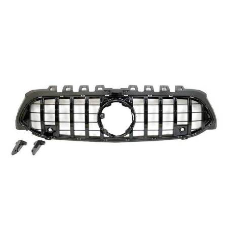 Parrilla Mercedes W177 / V177 GTR Cámara 360 Negro Brillante