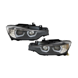 Faros Delanteros Luz De Dia BMW F30 / F31 12-15  Xenon DRL Black