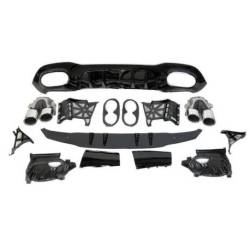 Difusor Trasero Mercedes V177 Look AMG A45 4 Puertas