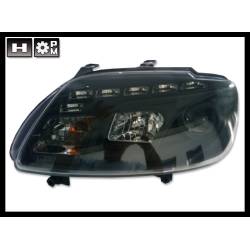 Faros Delanteros Luz De Dia Volkswagen Touran '03 / Caddy '05 Black