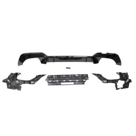 Difusor Trasero BMW G20 / G21 340 Look M Performance Brillante Negro