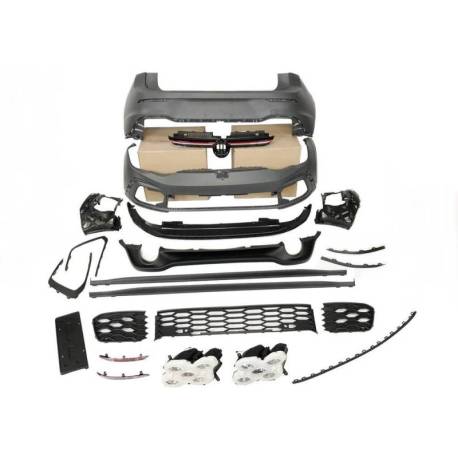 Kit De Carrocería Volkswagen Golf 8  3 /5P 2019-2023 Look GTI 2 Salidas