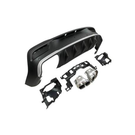 Difusor Trasero Mercedes C167 GLE 2020 Colas