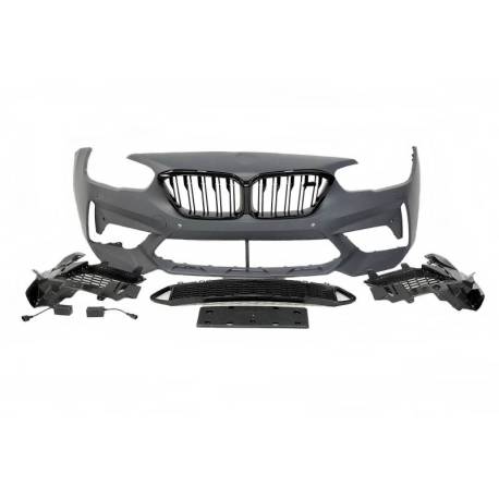 Kit De Carrocería BMW F20 LCI Look M2C 2 Salidas doble Brillante Negro