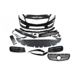 Paragolpes Delantero Mercedes W176 2012-2015 A45 Look AMG Parrilla Con Sensores