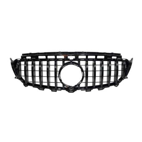 Parrilla Mercedes W213 / C238 Look GT Full Black Cámara