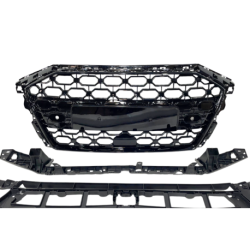 Parrilla Delantera Audi A3 2021+ Look RS3 Black
