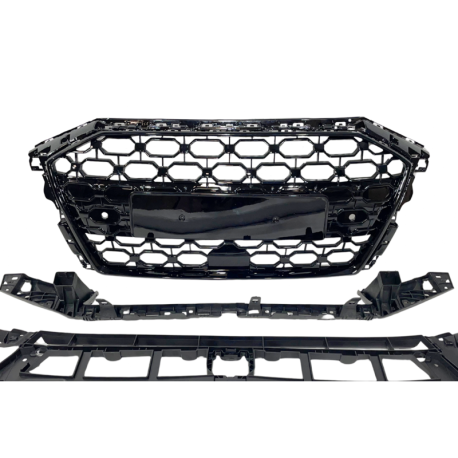 Parrilla Delantera Audi A3 2021+ Look RS3 Black