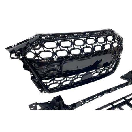 Parrilla Delantera Audi A3 2021+ Look RS3 Black