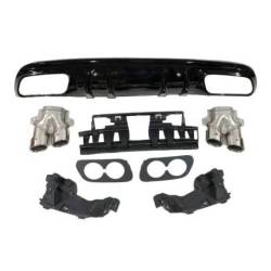 Difusor Trasero Mercedes W205 2019+ 4P / SW Look AMG C43