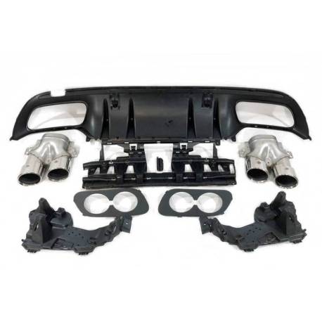 Difusor Trasero Mercedes W205 2019+ 4P / SW Look AMG C43