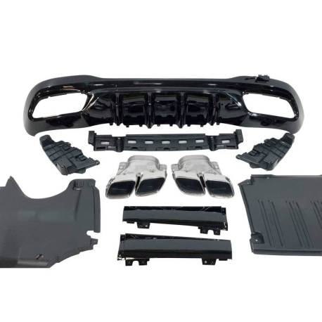 Difusor Trasero Mercedes W206 Sedan / SW Look C63