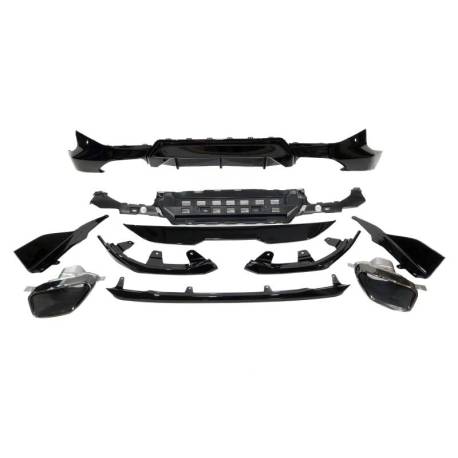 Kit De Carrocería BMW G42 Coupe Look M Performance Brillante Negro