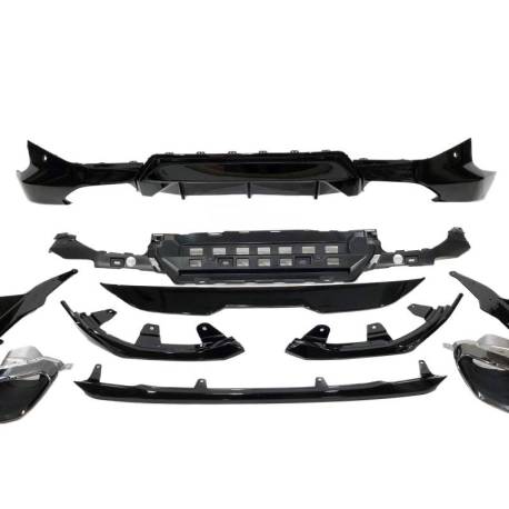 Kit De Carrocería BMW G42 Coupe Look M Performance Brillante Negro
