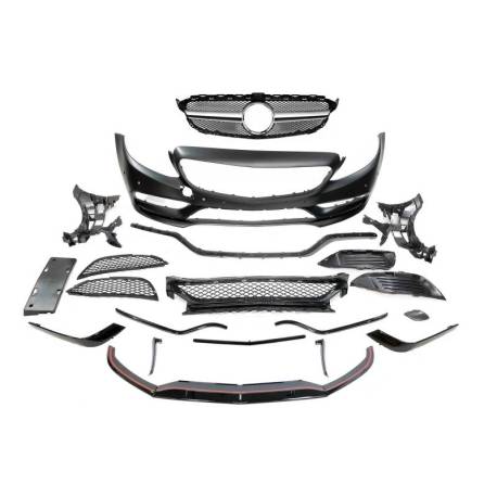 Kit De Carrocería Mercedes W205 2014-2018 Coupe Look AMG C63