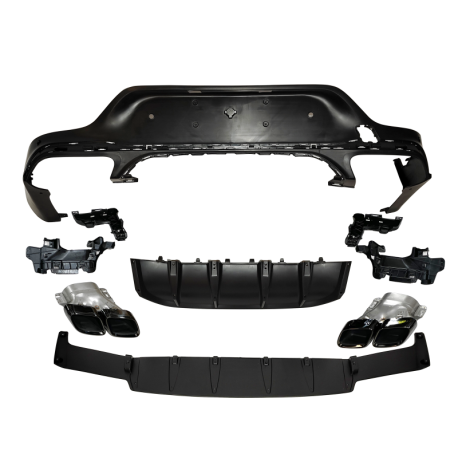 Difusor Trasero Mercedes GLC X253 COUPE 2020+ Look GLC63 Black