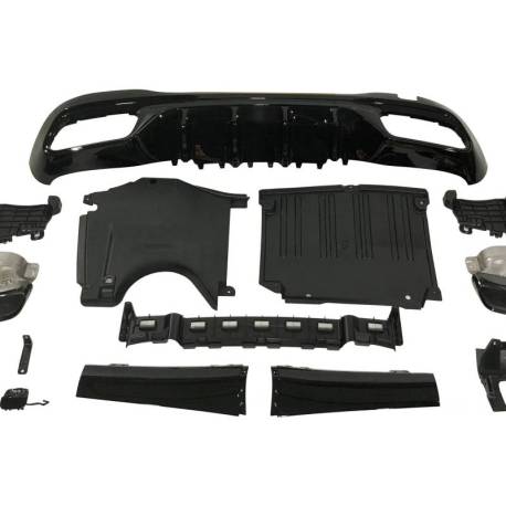 Difusor Trasero Mercedes W206 Sedan / SW Look C63
