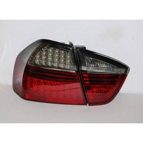 Pilotos Traseros BMW E90 05 4P Led Red Smoked