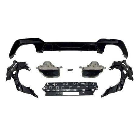 Difusor Trasero BMW G20 / G21 340 Look M Performance Brillante Negro