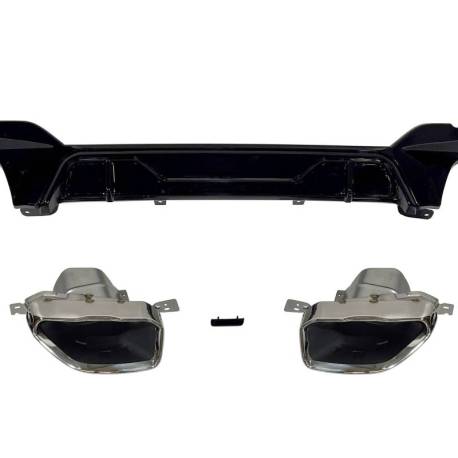 Difusor Trasero BMW G20 / G21 340 Look M Performance Brillante Negro